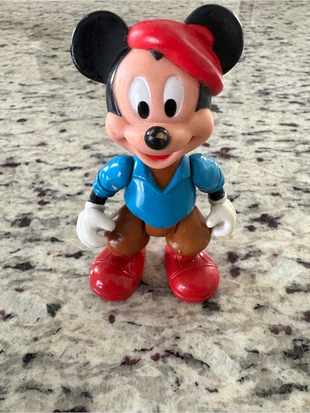 Disney Mickey Mouse Red Hat Blue Shirt Figure - Kids Toy